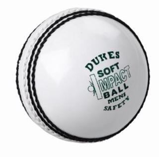 Dukes WHITE Soft Impact Safety Cricket2 